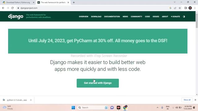 install Python and Django смотреть онлайн