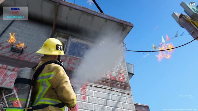 Spare 1975 Ford C-900 Firetruck Saves in GTA 5 Firefighter Mod смотреть онлайн