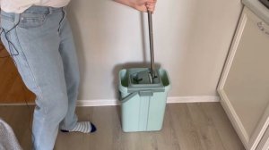 Обзор швабры с отжимом и двухкамерным ведром бренда Boomjoy