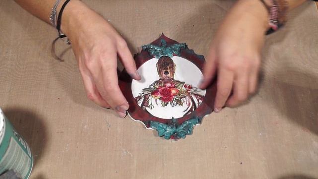 Decoupage Tutorial - Christmas Ornament - Χριστουγεννιάτικο Στολίδι - 2 Steps Crackle смотреть онлайн