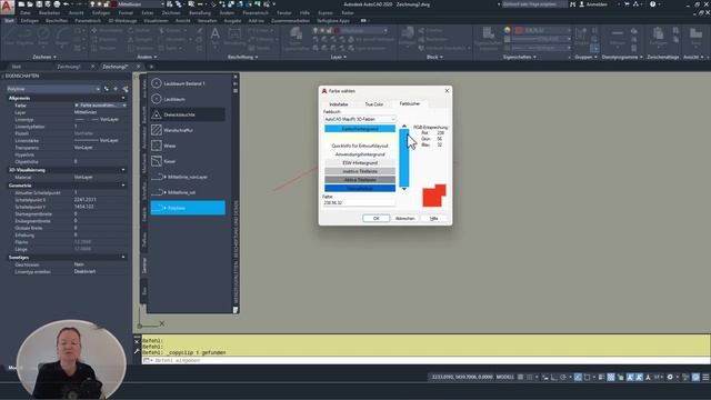 AutoCAD (LT) Tipp: individuelle Standardfarben per Knopfdruck auswählen смотреть онлайн