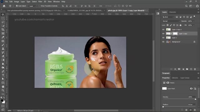 Facebook Promotional Banner Design For Beauty Care | Adobe Photoshop cc смотреть онлайн