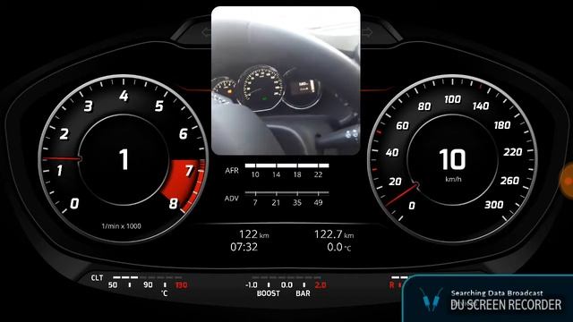 Утренний анонс панели RealDash на Renault Logan 1.2 смотреть онлайн