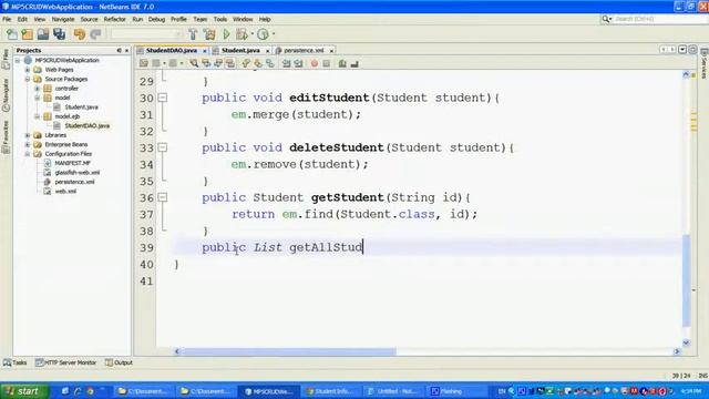 3. JEE Connecting by JPA - Web App to database смотреть онлайн