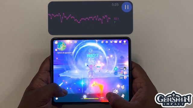 AMAZINGLY FAST! Galaxy Z Fold 4 Genshin Impact FPS Performance/Power Test | GOS OFF