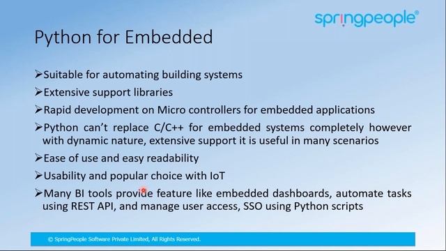 Surprising ways to use Python for Embedded Programming - Expert Webinar (07-May-2020) смотреть онлайн
