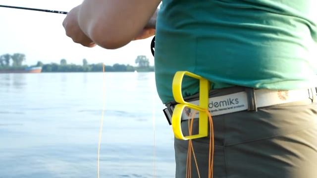 Fly fishing line clip - Analog of the fly basket!!! смотреть онлайн