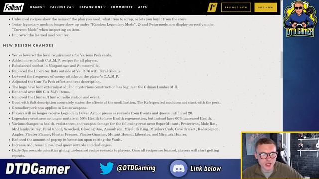 All NEW Changes Coming to Fallout 76! (Patch Notes) смотреть онлайн