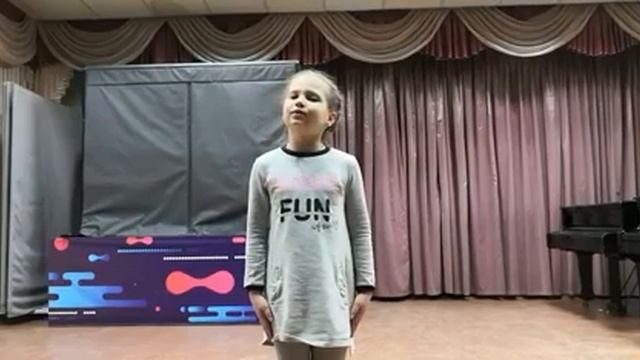 Туманина Эллина, А. Барто "По дороге в класс" смотреть онлайн