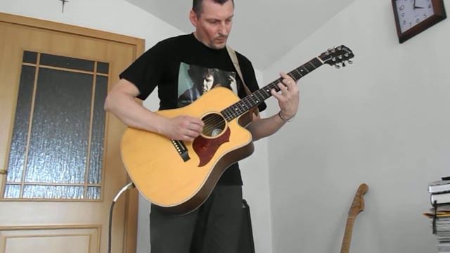 Johnny Boy - Gary Moore cover (Gibson Songwriter Deluxe) смотреть онлайн