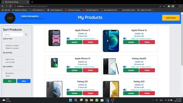Web Project Task 15 | 1st Year | Semester 01 | Java Institute | смотреть онлайн
