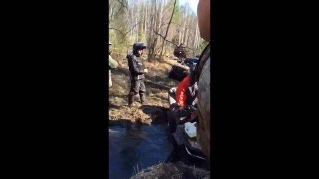 Взятие речушки.... Квадро покатушки Е-КаБаны смотреть онлайн
