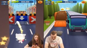 Начальный забег в игре Том за золотом! Том против Анджелы от Каталекс!