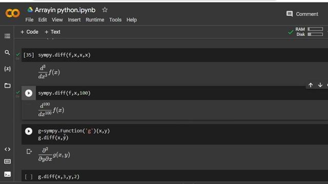 Derivative & Integration series in Python |algebra-calculus-Sympy|#rlanguagestatistics #python смотреть онлайн