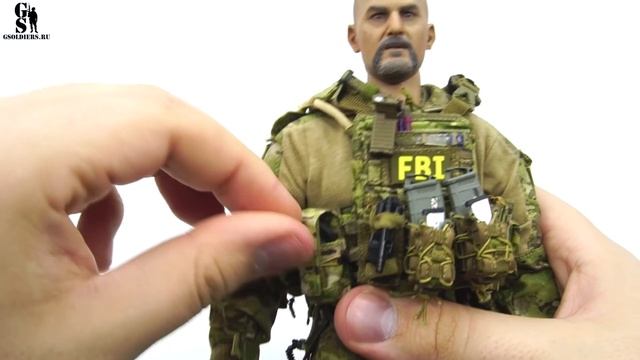Спецназ США: Агент ФБР Hostage Rescue Team - фигурка в масштабе 1/6 от DamToys смотреть онлайн