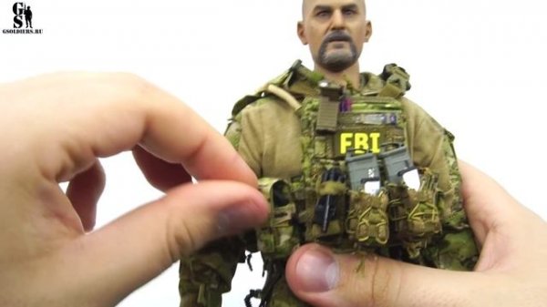 Спецназ США: Агент ФБР Hostage Rescue Team - фигурка в масштабе 1/6 от DamToys