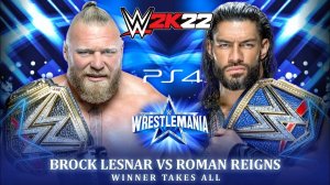 WWE 2K19 Роман Рейнс против Брока Леснара