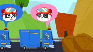 Команда спасения Малышки Панды отправилась на помощь в зону землетрясения | Мультик для малышей