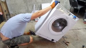 Как легко вытащить бак стиральной машины Аристон