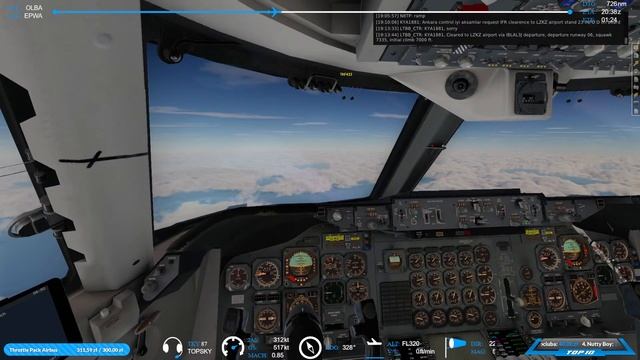 ✈ X- Plane 11 - BOEING 747-200 -- Beirut (OLBA) - Warszawa (EPWA) -- VATSIM смотреть онлайн