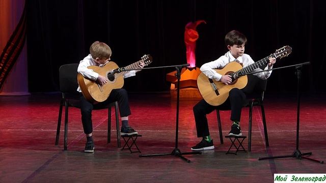 Георгий Норкин и Леонид Шунин. "В землянке", "Катюша"