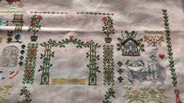 53. Вышивальные итоги октября. Мои процессы и Финиши. Вышивка крестом. смотреть онлайн