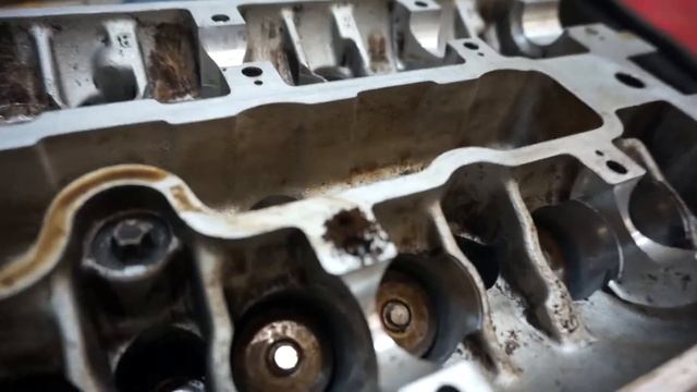 Антифриз в цилиндрах, загнул клапана, ремонт ГБЦ X20XEV смотреть онлайн