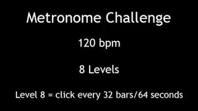 Difficult Metronome Challenge 120bpm