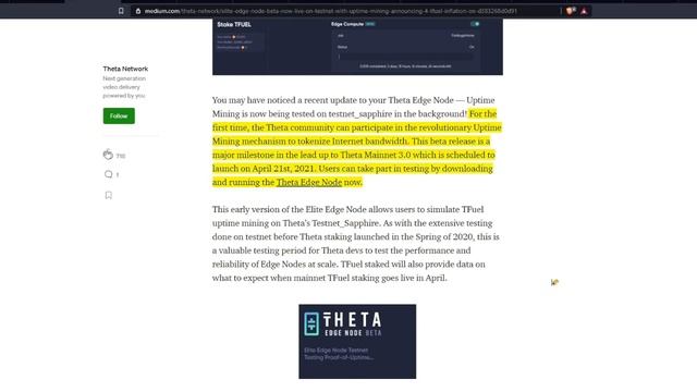 Theta Elite Edge Node BETA & Uptime Mining смотреть онлайн