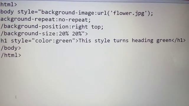 How to add background image in html using CSS inline style смотреть онлайн