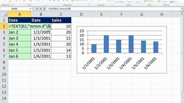 Excel Magic Trick 742: Wrap Text In Chart Label Using CHAR function and Code 10 смотреть онлайн