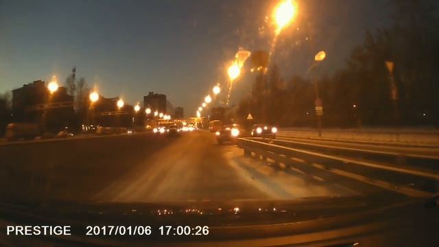 Съезд с КАД на Дачный проспект 06.01 смотреть онлайн