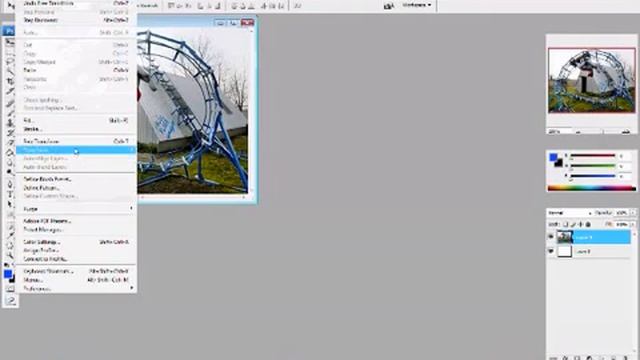 Adobe Photoshop CS3 - Tutorial 2- Layers! смотреть онлайн