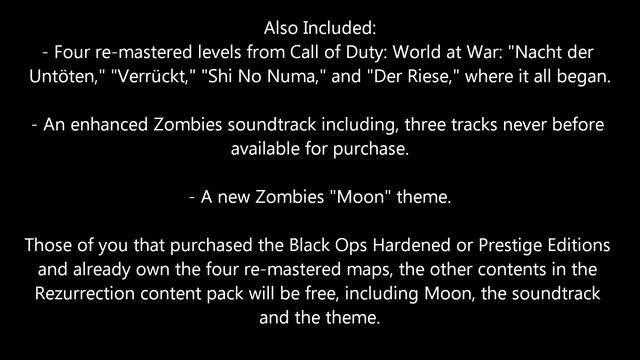 call of duty black ops rezurrection information смотреть онлайн