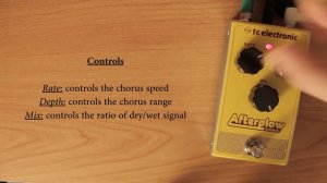 TC Electronic Afterglow Chorus Demo