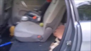 Citroen Picasso Rear Seat Removal