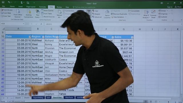 MS Excel - Filtering Data смотреть онлайн