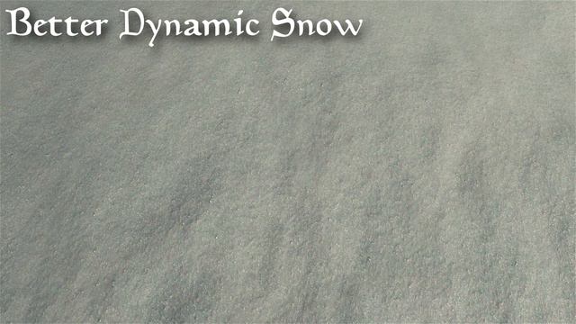 Skyrim Mod Comparison - Better Dynamic Snow Vs. Alternative Snow смотреть онлайн
