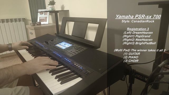 The winner takes it all, Abba - Ferdinando Montecuollo on Yamaha PSR-sx 700 смотреть онлайн
