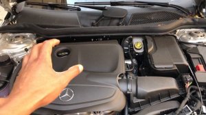 Mercedes-Benz GLA - Battery location