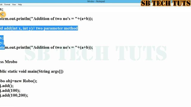Method Overloading in Java (Practical Explanation) | JAVA Programming | Telugu смотреть онлайн