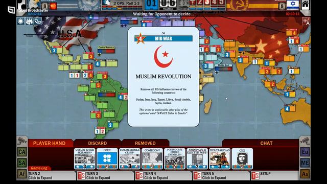 Twilight Struggle ITSL. Aran Warszawski (USSR) - Scott Senen (USA) смотреть онлайн