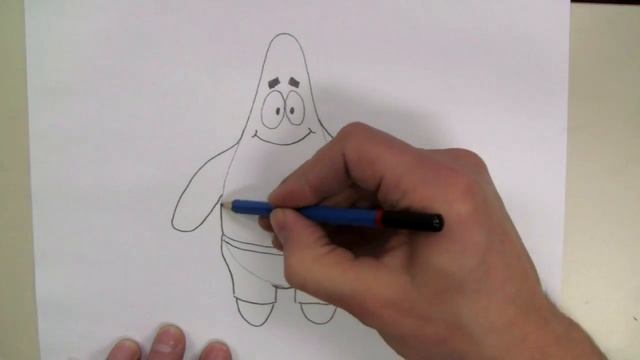 How To Draw: Patrick Starfish from SpongeBob смотреть онлайн