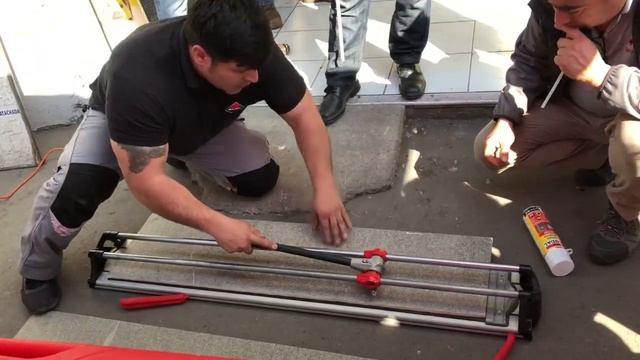 Cortadora Hit-1200 Rubi demostración corte de porcelanato 1cm espesor rugoso en Ferreteria Noriega смотреть онлайн