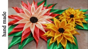 Цветок канзаши. Мастер класс для начинающих