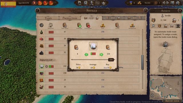 S2:E1 - Port Royale 4 - Closed BETA - Spain Campaign (The Adventurer) смотреть онлайн
