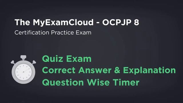 MyExamCloud OCPJP Certification Preparation смотреть онлайн