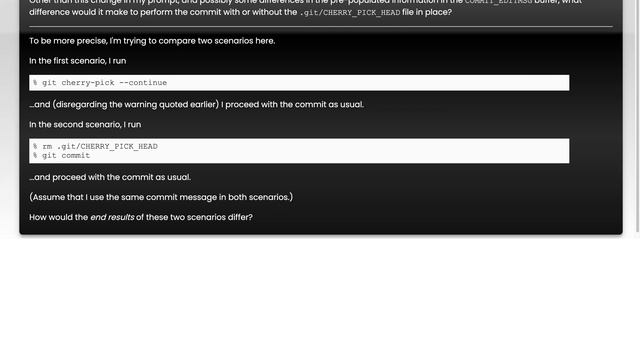 What difference does `.git/CHERRY_PICK_HEAD` make when committing? смотреть онлайн