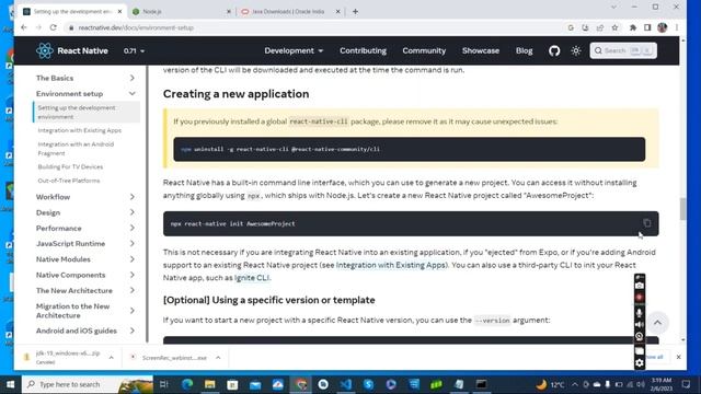 System variables and Project Installation Setup for React Native Project Environment Setup | Part 3 смотреть онлайн