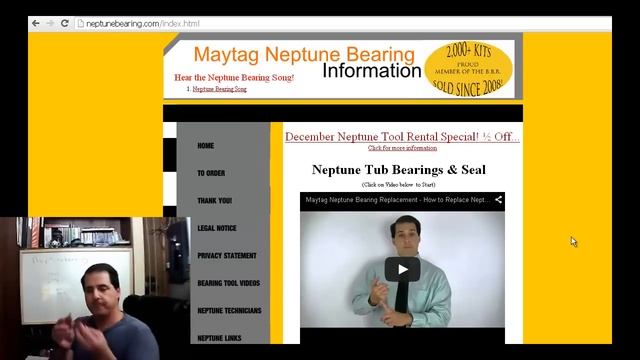Maytag Neptune Tub Bearing Tool Rental Information - How to смотреть онлайн